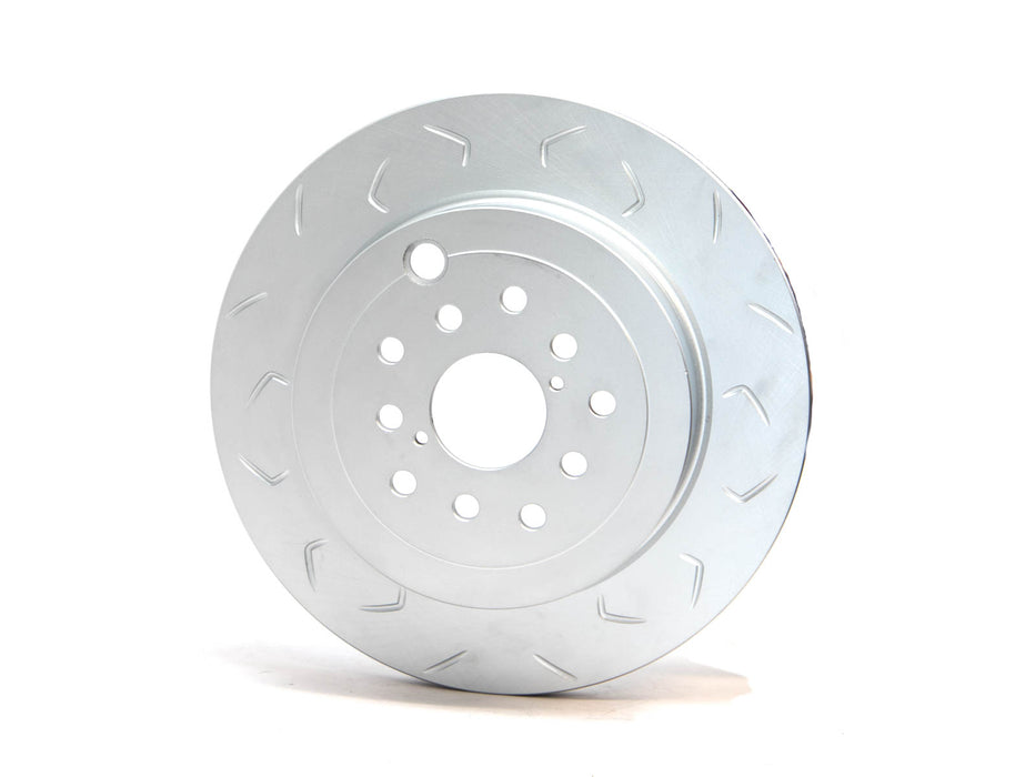 FactionFab Slotted Rear Rotor V2 Dual Drilled 5x100/114 Subaru STI 2004-2007