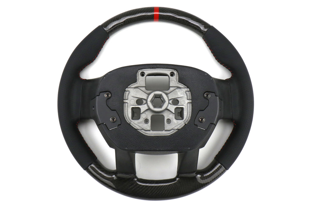 FactionFab Steering Wheel Carbon/Leather Non-Heated 2015-2020 F150 / Raptor
