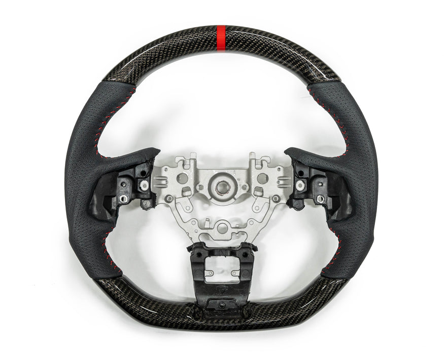 FactionFab Steering Wheel Carbon and Leather 2022+ WRX