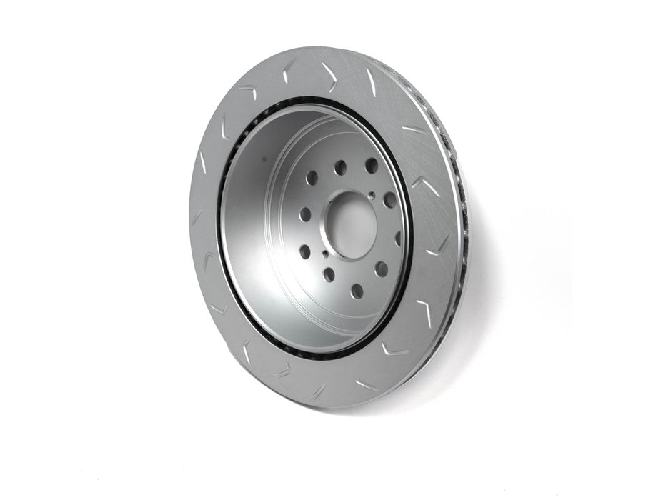 FactionFab Slotted Rear Rotor V2 Dual Drilled 5x100/114 Subaru WRX 2022+ 6mt / FR-S / BRZ / 86 2013+