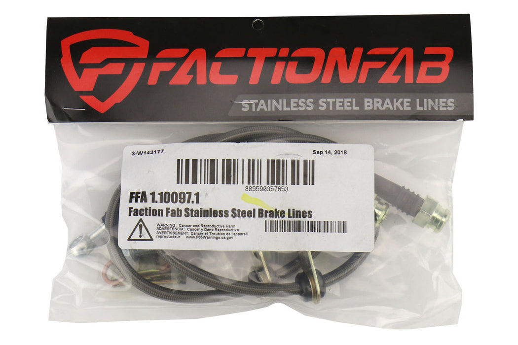 FactionFab Front Stainless Steel Brake Lines 2013+ FR-S / BRZ / 86