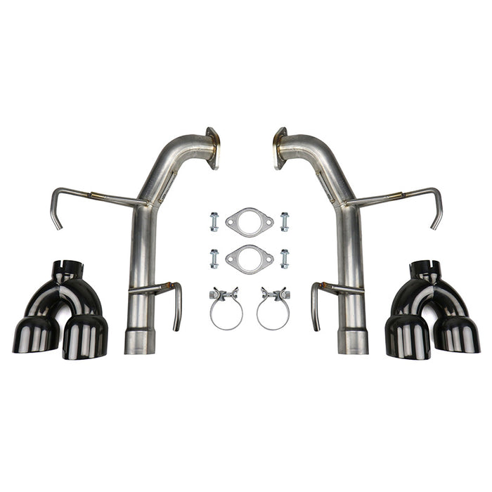 FactionFab Axle Back Exhaust Black Tip WRX / STI 2011-2014 Sedan