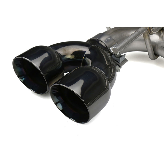 FactionFab Axle Back Exhaust Black Tips STI 2008-2014 / WRX 2011-2014 Hatchback