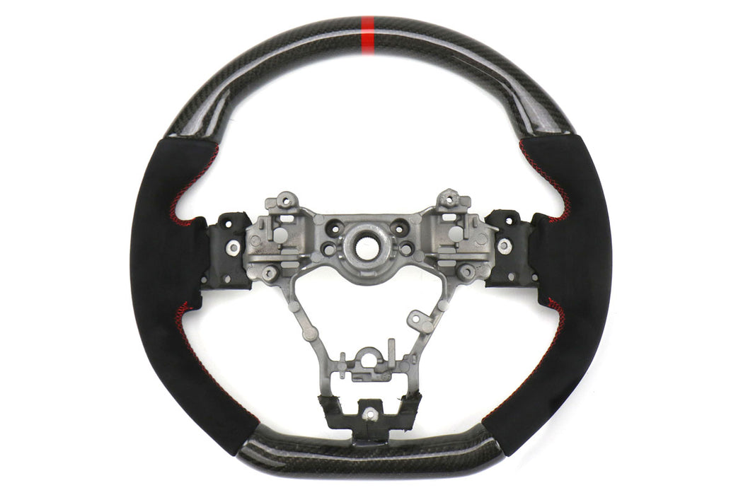 FactionFab Steering Wheel Carbon and Suede WRX / STI 2015+