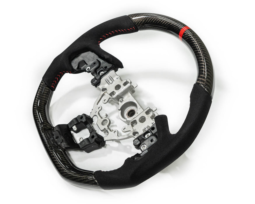 FactionFab Steering Wheel Carbon and Suede 2022+ WRX