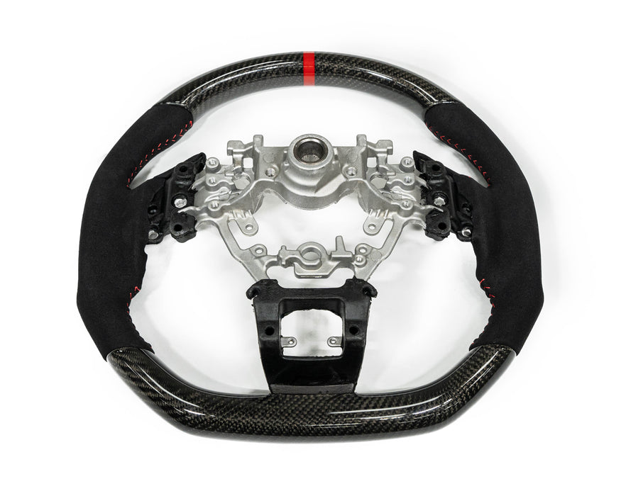 FactionFab Steering Wheel Carbon and Suede 2022+ WRX