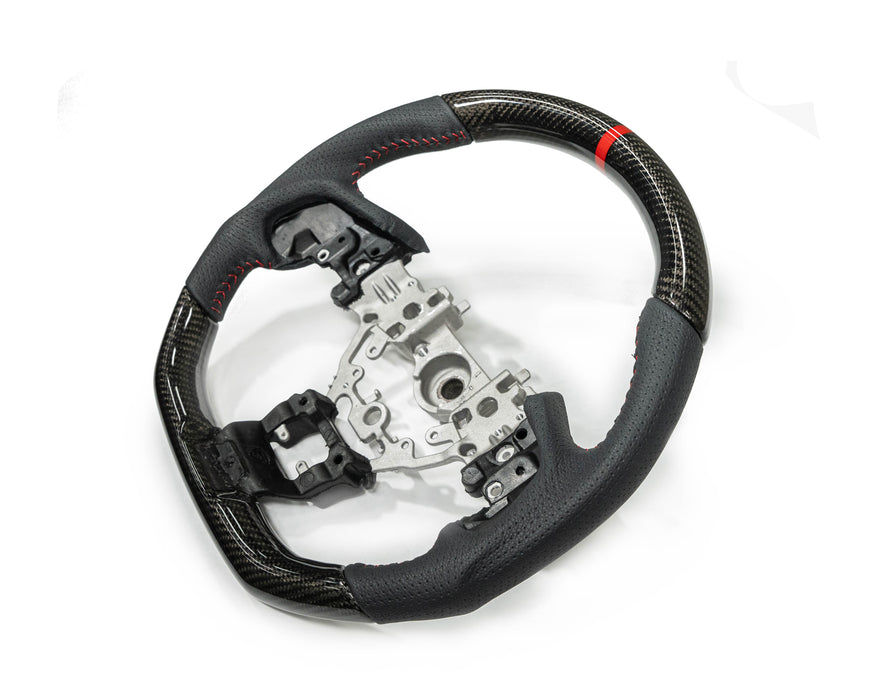 FactionFab Steering Wheel Carbon and Leather 2022+ WRX