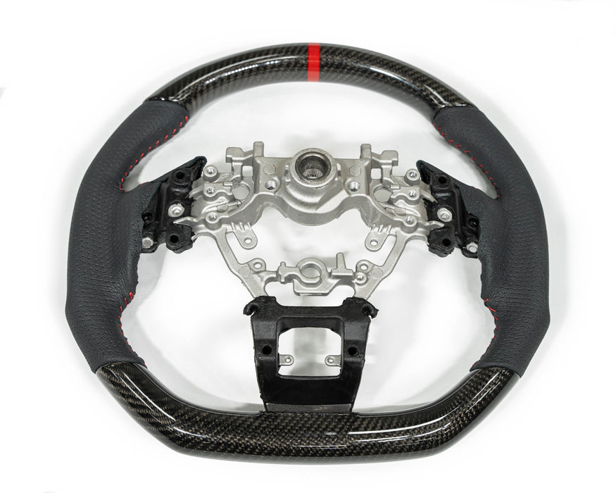 FactionFab Steering Wheel Carbon and Leather 2022+ WRX
