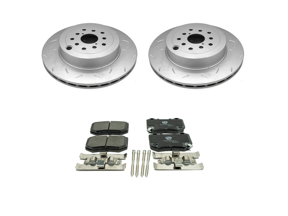 FactionFab Pad / Rotor Combo Rear STI 2018-2021 / WRX 2022+ Brembo