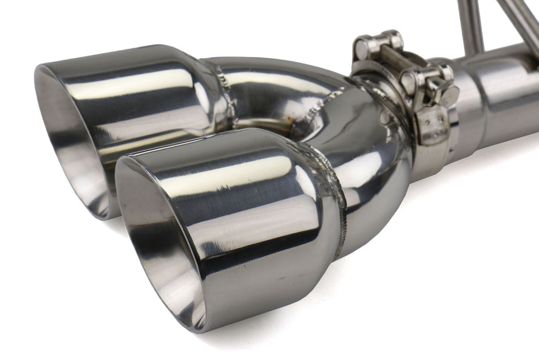 FactionFab Axle Back Exhaust Polished Tip WRX / STI 2011-2014 Sedan