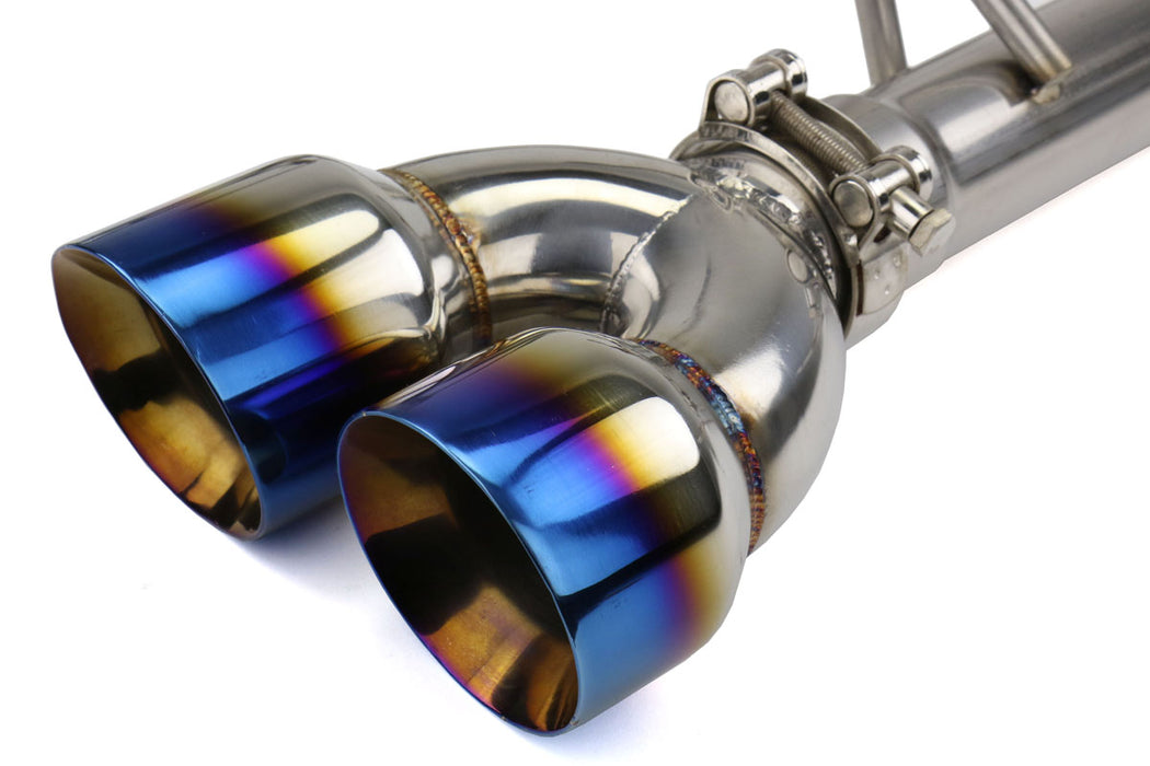 FactionFab Axle Back Exhaust Burnt Tip WRX / STI 2011-2014 Sedan